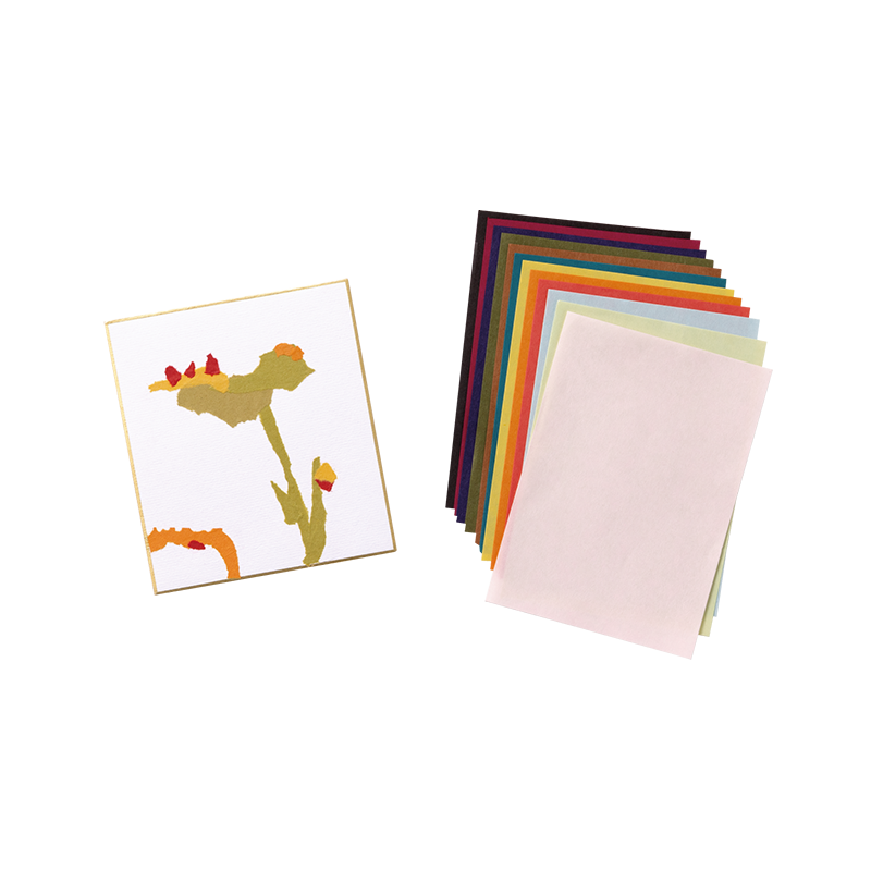 水のり 色和紙 12色組